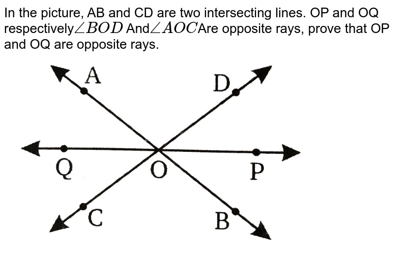 In Figure Op And Oq Bisects Boc And Aoc Respectively Prove Tha