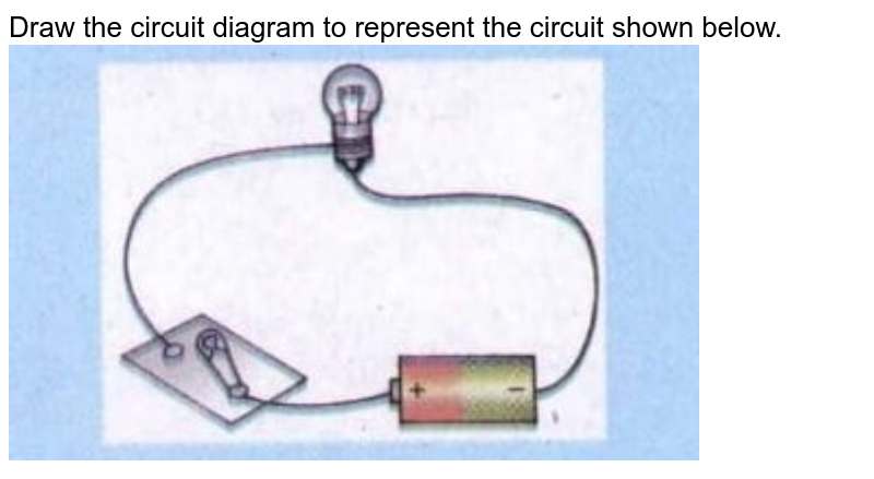 Draw The Circuit Diagram To Represent The Circuit Shown In Fig