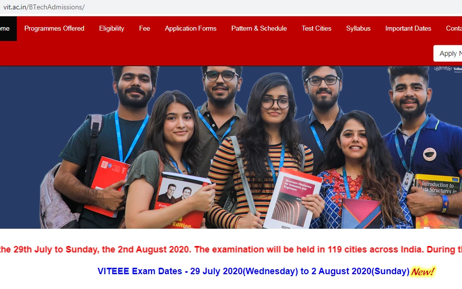 Official notification given on the VIT website is given below