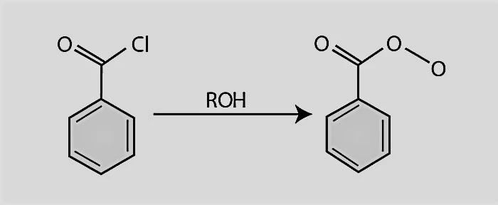 reaction of alcohol and benzoyl chloride