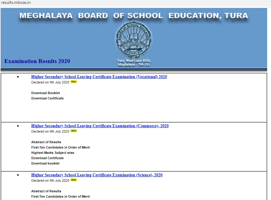 meghalaya board of education