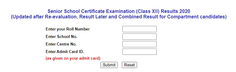 CBSE class 12th re-evaluation result 2020 
