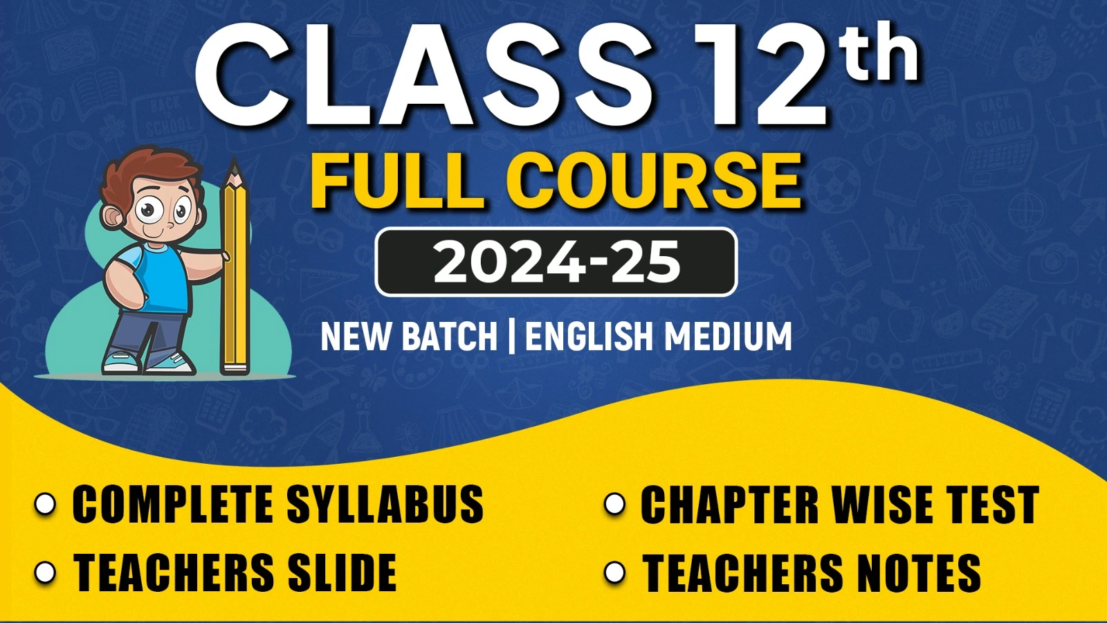 Class 12th Full Course (2024) | UP Board | English Medium | TOPPERS Batch