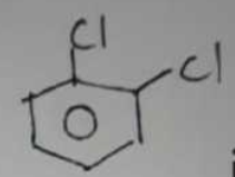 IUPAC name of 
  
 
  1,2-di chloro benzene   m-dichloro benzene   1,6 -dichloro benzene   o-di chloro benzene