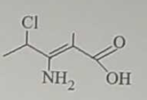 The IUPAC name of the compound
   
  (1) 3-amino-4-chloro-2-methylpent-2-enoic acid   (2) 2 -methyl-3-amino-4-chloro-2-pentenoic acid   (3) 1 -hydroxy-1-oxo-2-methyl-3-amino-4-chloro-2-  pentene  (4) 3-amino-2,4-dimethyl-4-chloro-2-butenoic acid