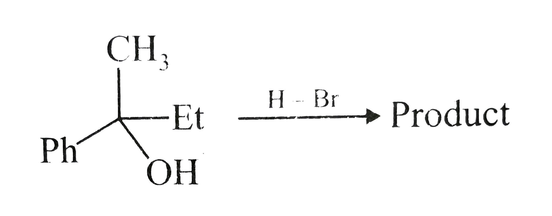 Which describes the best stereochemical aspects of the following reaction?    overset(H-Br)rarr Product
