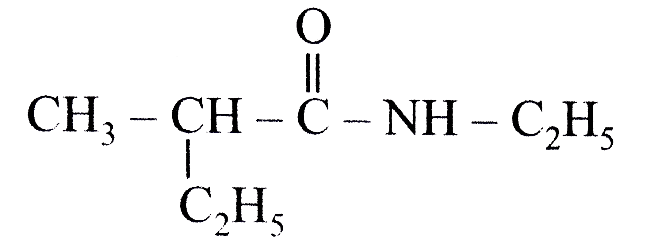 The IUPAC name of the compound is :