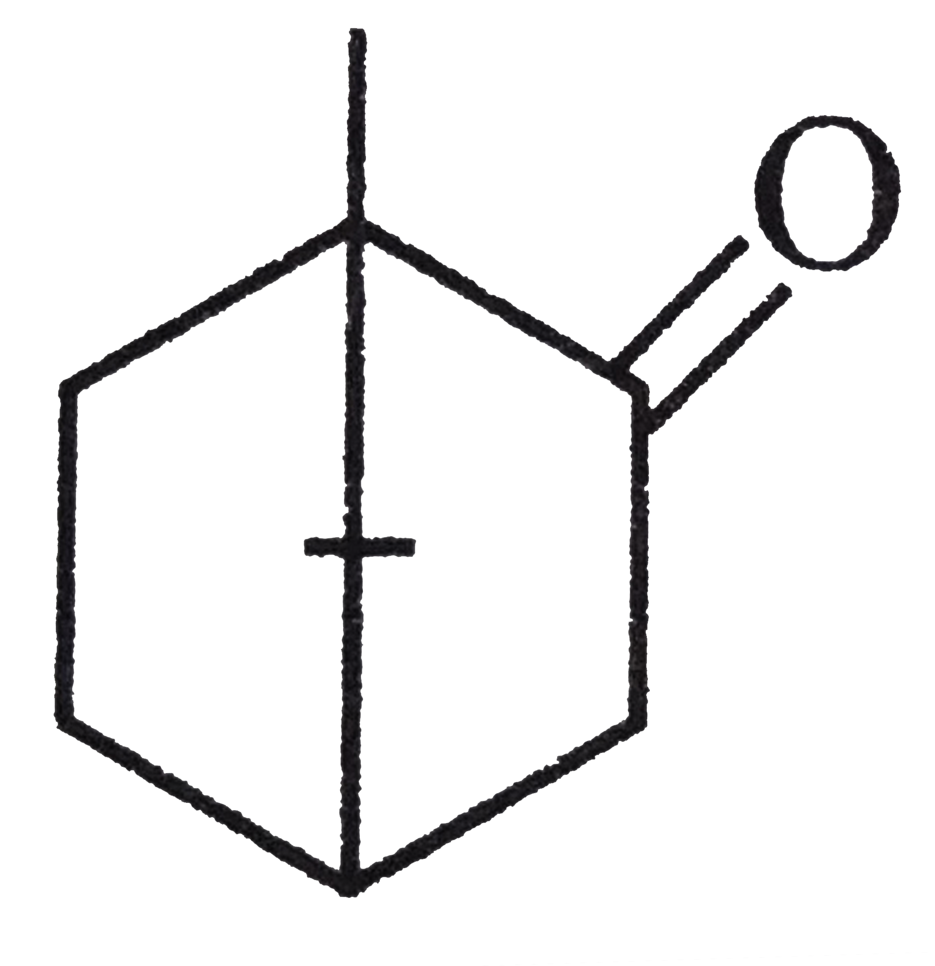 The IUPAC name of the well known terpene camphor having the structure    is