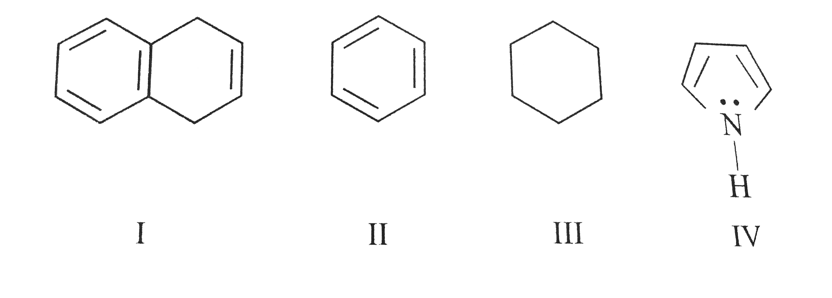 Which of the following compounds will show aromatic character?