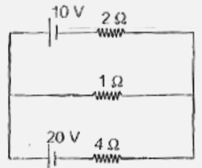 The  value  of current  through 2 Omega  resistor is
