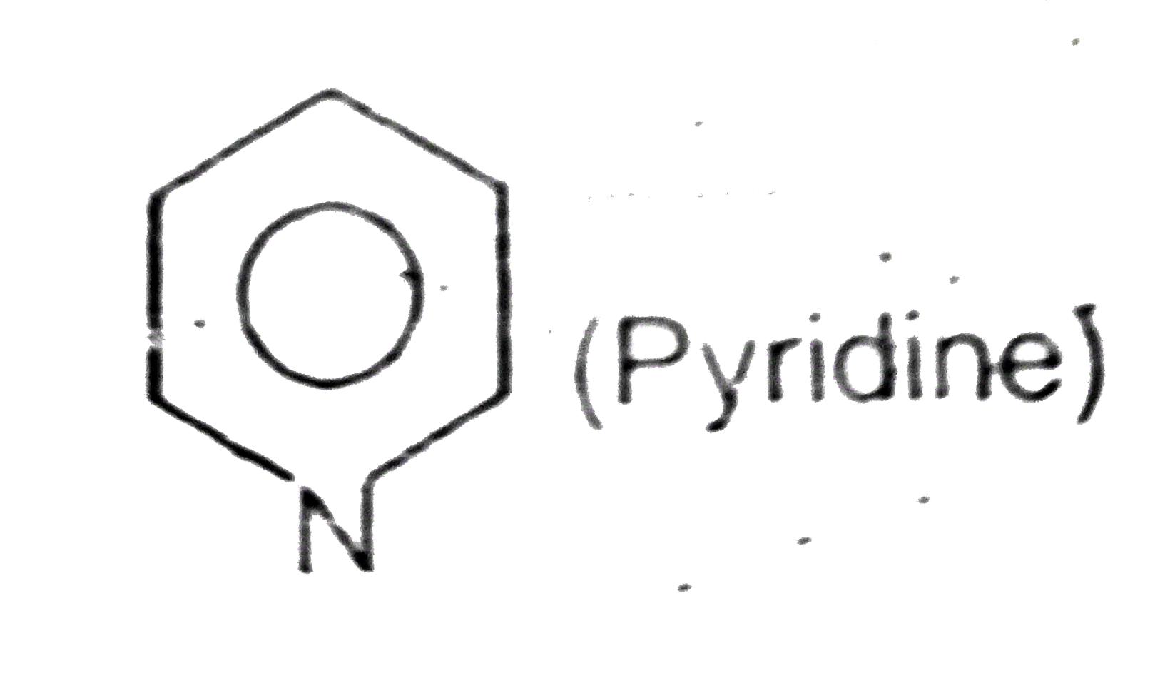Hybridization of nitrogen atom in pyridine is