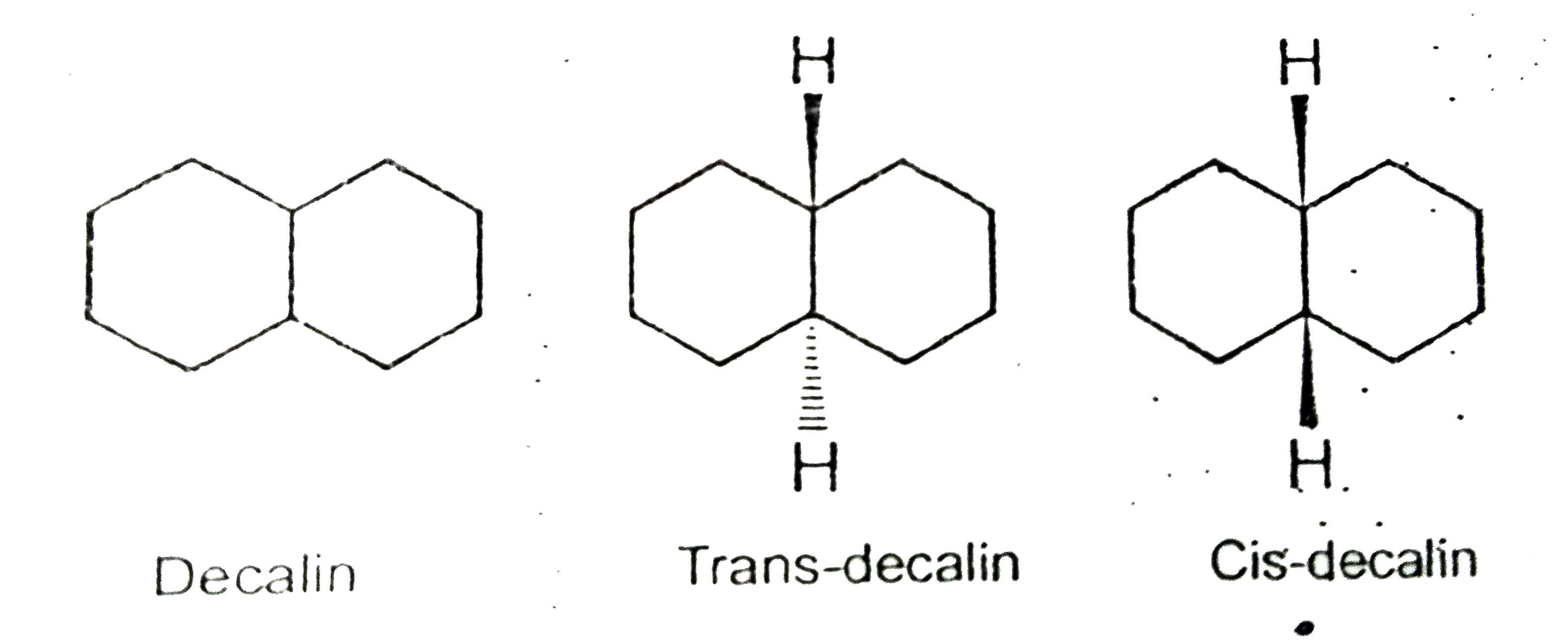 complete-catalytic-hydrogenation-of-napthalene-gives-decalin-c-10-h-18