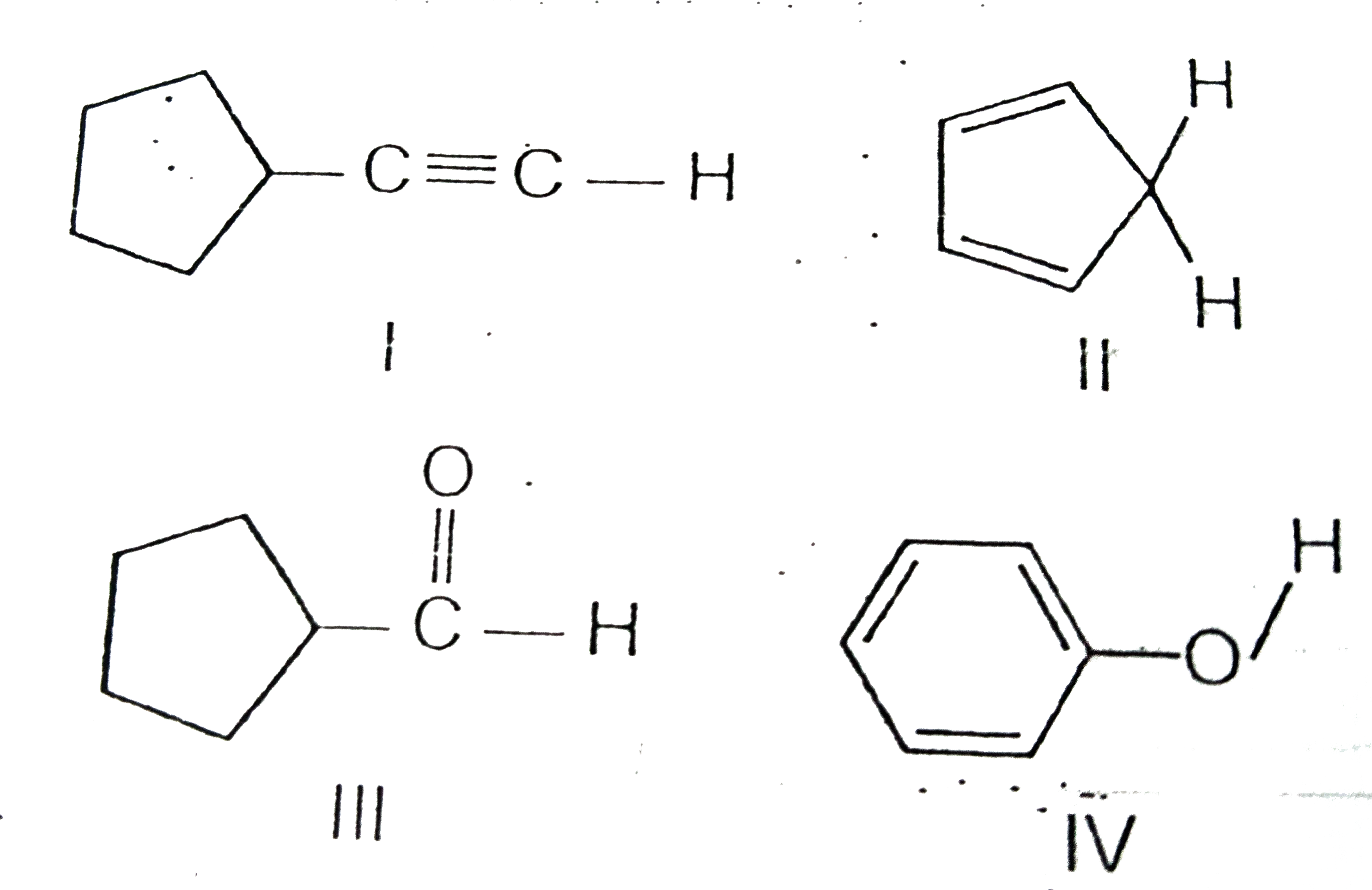 Arrange  the given  species in  the   increasing  order  of acidic  strength