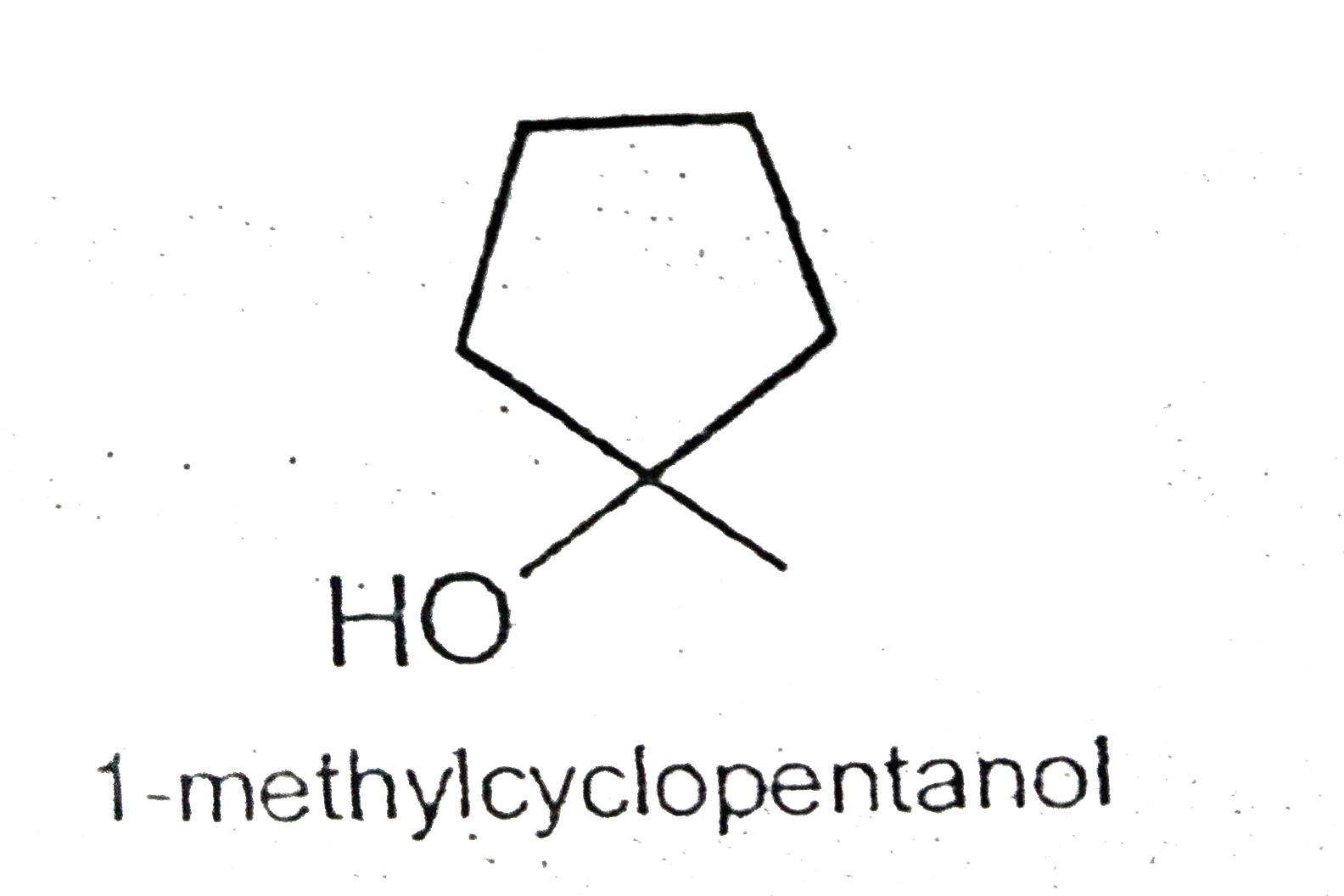 Design  a synthesis  of 1- methylcyclopentanol using  alcohol  with no  more than five  carbon  atoms  as the   only source  of carbon  in the  final  product.