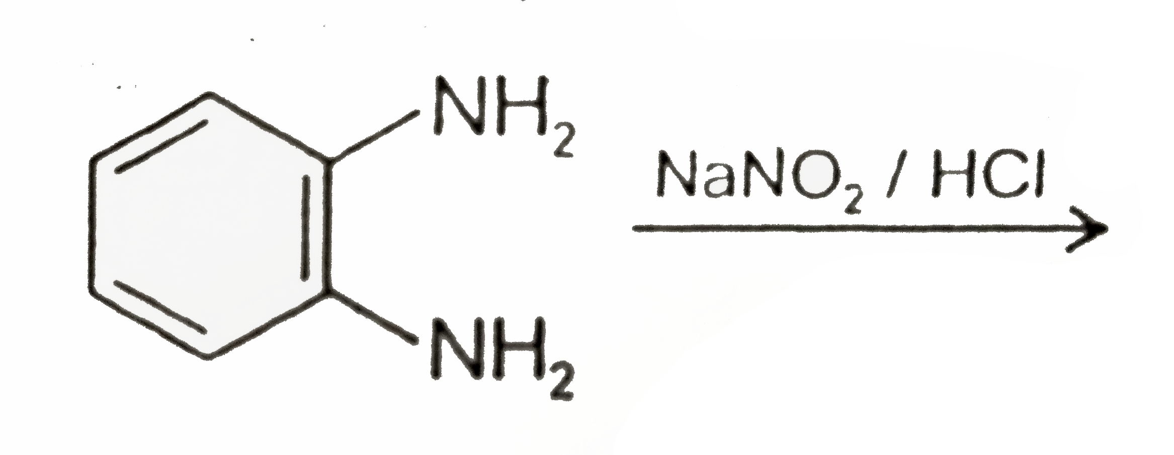 Treatment of primary amines with nitrous acid gives diazonium ions. Aliphatic diazonium ions decompose under the diazotization conditions to give complex mixture of products. Aryldiazonium ions are stable and is a valubale intermediate. They react with activated aromatic compounds to give coupling product.   What would be the product of the given reaction?