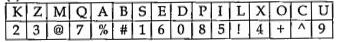 In each of the questions given below. a group of letter is given followed by four combinations of symbols/number (a), (b), (c) and (d). You have to find out which of the four combinations correctly represents the group of letters based on the symbol/number codes and the condition given below. if none of the four combinations represents the group of digits correctly give   (e) 'None of these' as the answer.      Steps:   (a) If the first fourth letter of the word are vowel, then both are coded as first letter.   (b) If the first letter is vowel and last letter is consonant.Then both are coded as last letter.   (c) If the both first and last letter of the word are vowel, then the cords for both letter will be interchanged.   (d) If the both first and last letter of the word are consonant that both are coded as &.   ALXBC