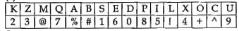 In each of the questions given below. a group of letter is given followed by four combinations of symbols/number (a), (b), (c) and (d). You have to find out which of the four combinations correctly represents the group of letters based on the symbol/number codes and the condition given below. if none of the four combinations represents the group of digits correctly give   (e) 'None of these' as the answer.      Steps:   (a) If the first fourth letter of the word are vowel, then both are coded as first letter.   (b) If the first letter is vowel and last letter is consonant.Then both are coded as last letter.   (c) If the both first and last letter of the word are vowel, then the cords for both letter will be interchanged.   (d) If the both first and last letter of the word are consonant that both are coded as &.   SMZPQ