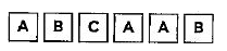 A child has a die whose 6 face show, the letters given below.       If the die is thrown once, what is the probalility of getting B?