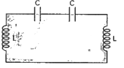 The natural frequency of given circuit is shown by: