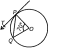 In the figure, O is the centre of the circle. PQ is a chord and PT is the tangent if angle POQ= 70^@, find angle TPQ.