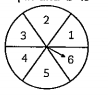 In the figure a disc is shown on which a player spins an arrow twice. The fraction a/b is formed, where 'a' is the number of sector on which arrow stops on the first spin and 'b' is the number of the sectore in which he arrow stops on the second spin.On each spin, each sector has equal chance of selection by the arrow. find the probability that the fraction a/b > 1.