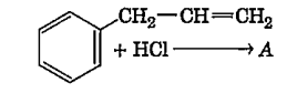 What is 'A' in the following reaction?