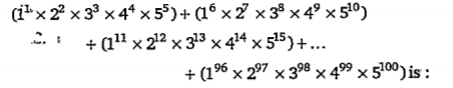 The sum of the last 10 digits of the sum of the expression:  is: