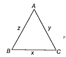 If x^2 + y^2 + z^2 = xy + yz + zx, then the triangle is :