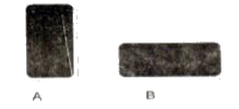 A block is kept in two different ways on a table as shown in figure. Explain in which positions the pressure exerted by the block on the table will be maximum.