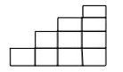 In the given series, find the next/missing term.     Count the number of squares in the given figure