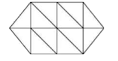 Count the number of triangles present in the given figure.