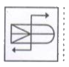 If you see the problem figure in the mirror along the dotted line, which figure out of the four figures A,B , C and D will be the mirror image of figure 'X' .