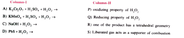 Match the following columns