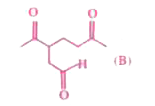 A compound A with M.F. C(10)H(16) on reductive ozonolysis gives one mole of HCHO and one mole of a tricarbonyl compound.(B)        The probable structure of the compound (A) is