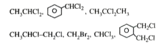 How many of the following on heating with aqueous KOH, give carbonyl compound