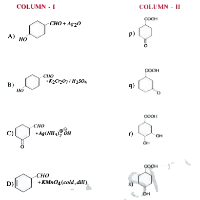 Match the following columns