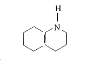 An organic compound ‘A’ has molecular formula C(9)H(13)NO and it can be resolve into enantiomers. Adoes not decolourise bromine water solution. A on refluxing with dilute H(2)SO(4), yields another revolvable compound B(C(9)H(14)O(3)) which give effervescence with NaHCO(3). B on treatment with NaBH(4) yields C(C(9)H(16)O(3)) on heating with concentrated H(2)SO(4) yields ester D (C(6)H(14)O(2)).   Compound A on reduction with LiAlH(4) followed by treatment of H(2)SO(4) yields following compound :      The sweet smelling neutral compound D is