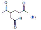 A compound A with M.F. C(10)H(16) on reductive ozonolysis gives one mole of HCHO and one mole of a tricarbonyl compound.(B)        The probable structure of the compound (A) is