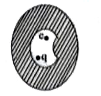 The figure shows a charge q placed inside a cavity in an uncharged conductor. Now if an external electric field is swiched on