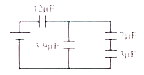 The potential drop across 7muF  capacitor is 6V. Then