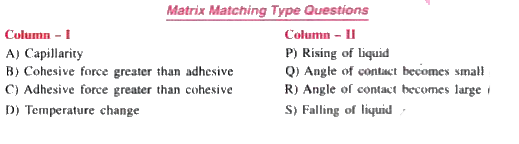 Match the following