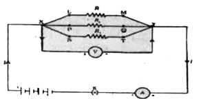 (i)   दिए गए  चित्र के परिपथ आरेख  में मान लीजिये प्रतिरोधकों R(1),R(2) तथा R(3) के मान क्रमशः  5Omega , 10 Omega , 30 Omega  है तथा इन्हे 12 V की बैटरी से संयोजित किया गया है  गणना करे   (a) प्रत्येक प्रतिरोधक से प्रवाहित विद्युत धारा    (b) परिपथ में प्रवाहित कूल विद्युत धारा    (c ) परिपथ का कूल प्रतिरोध    (ii) कोई  विद्युत बल्ब 220 V  के जनित्र से संयोजित है।  यदि  बल्ब से0.50 A   विद्युत धारा  के मात्रक की परिभाषा लिखिए।    (iii) विद्युत धारा के मात्रक  की परिभाषा  लिखिए |