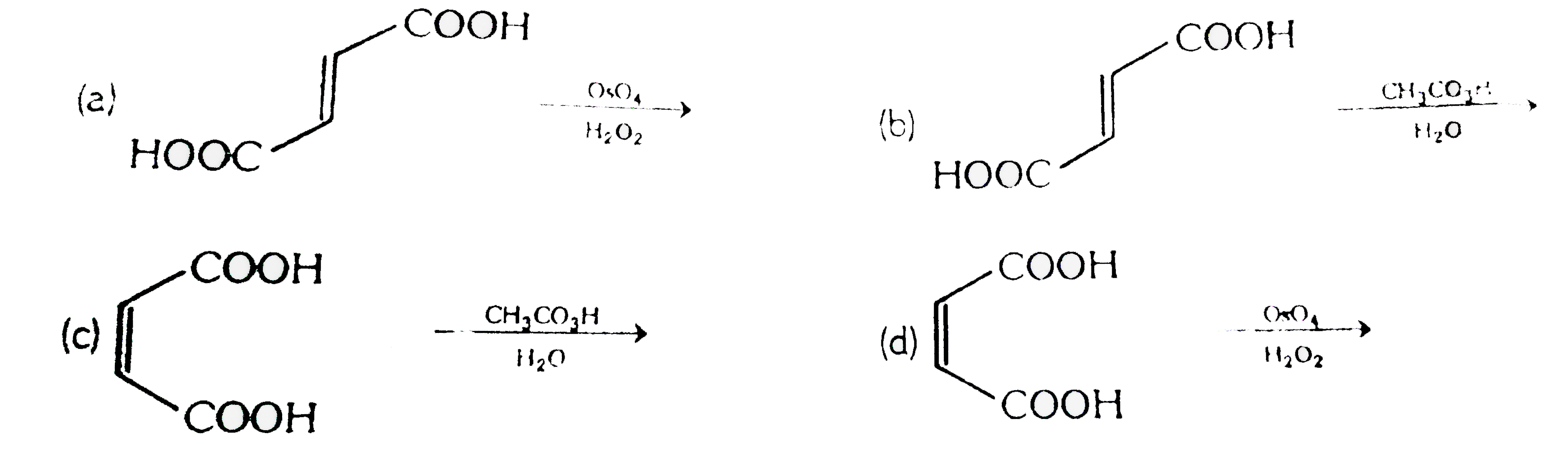 Identify the products in the following, giving their configurations. (If any)