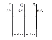 चित्रानुसार तीनों लम्बे तारों P, Q व R में धारा प्रवाहित हो | रही है, तो तार R पर परिणामी बल होगा :