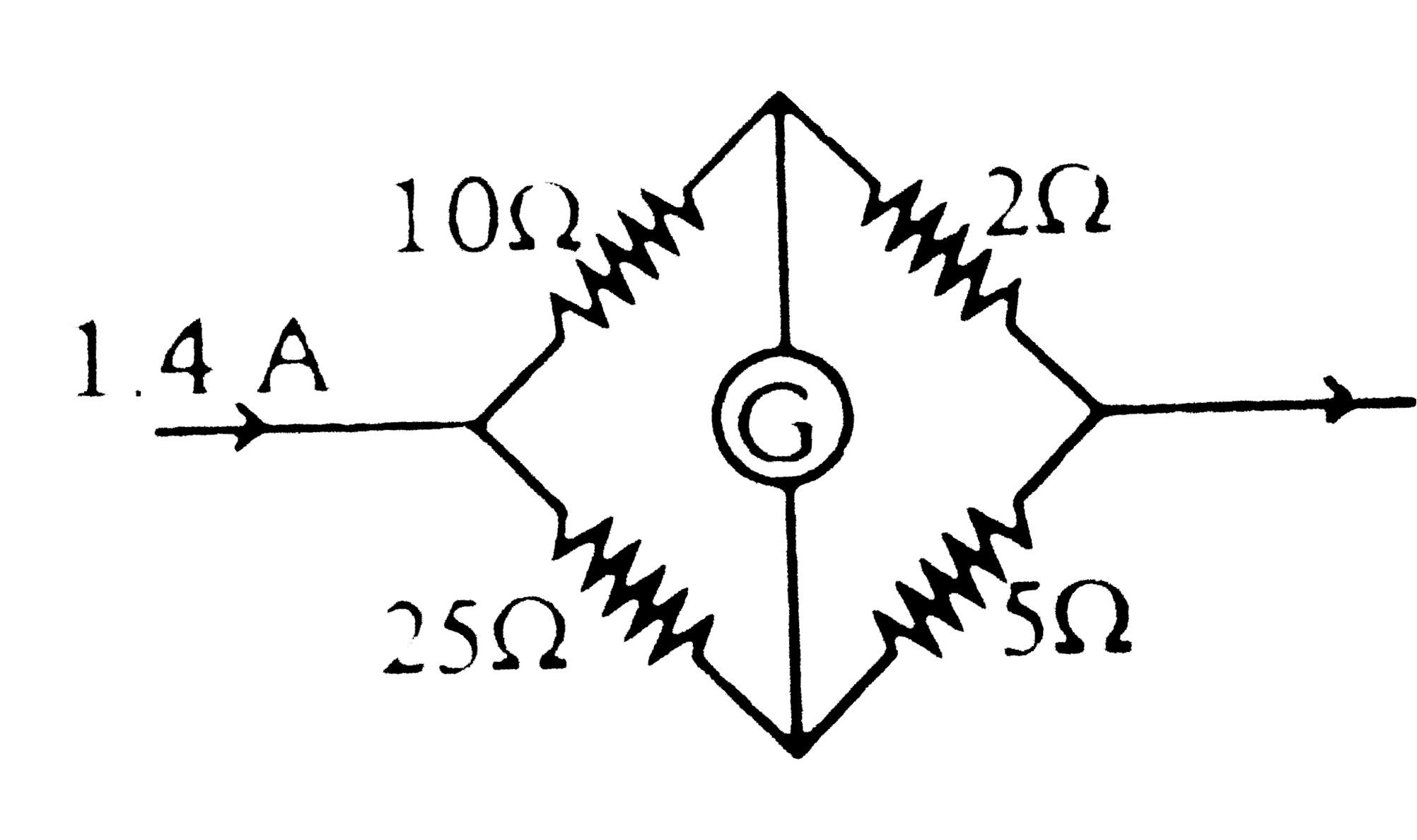 Calculate the current flows through resistance 2Omega.