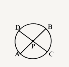 In the given figure, AP = 2 cm, BP = 6 cm and CP = 3 cm. Find DP :