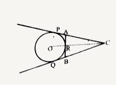 In figure, CP and CQ are tangents from an external point C to a circle with centre O. AB is another tangent which touches the circle at R. If CP = 11 cm and BR = 4 cm. Find the length of BC.