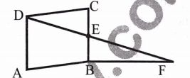 In the given figure, ABCD is a ||gm and E is the mid-point of BC. Also, DE and AB when produced meet at F. Then.