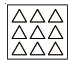 Shade : (2)/(3) of the triangles in box (b)