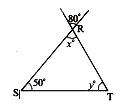 Find the values of the unknowns ‘x’ and ‘y’ in the following diagrams.